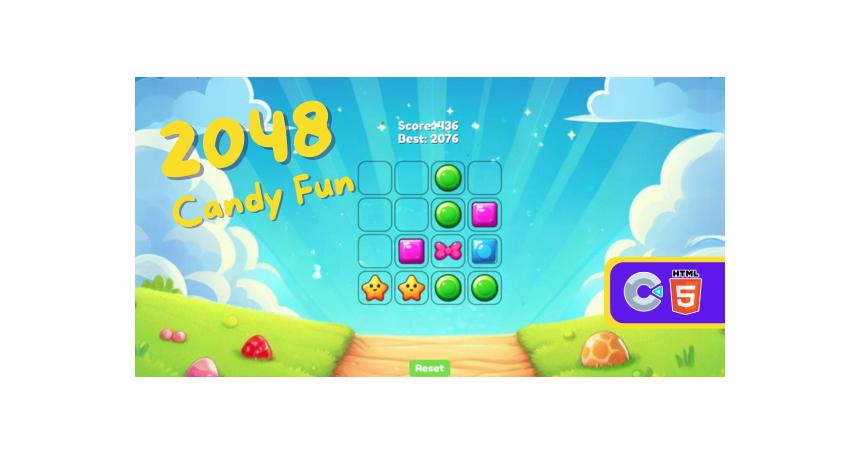 2048 Candy Fun - HTML 5 (C3p)