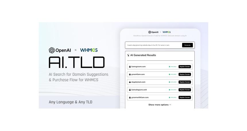 AI.TLD: AI Search for Available Domain Names (OpenAI + WHMCS)