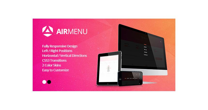 AirMenu - Responsive Fullscreen Navigation