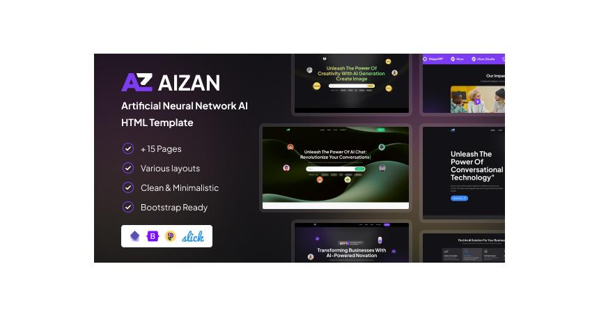 Aizan - Artificial Neural Network AI HTML Template