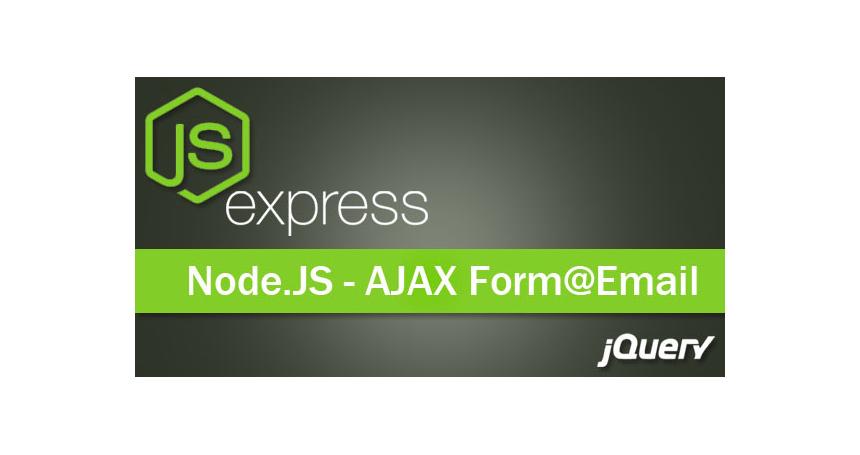 AJAX Contact Form - NodeJs