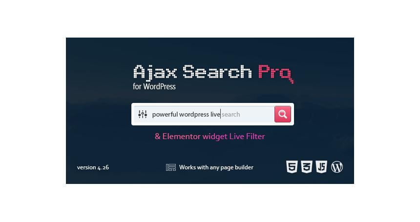 Ajax Search Pro - Live WordPress Search & Filter Plugin