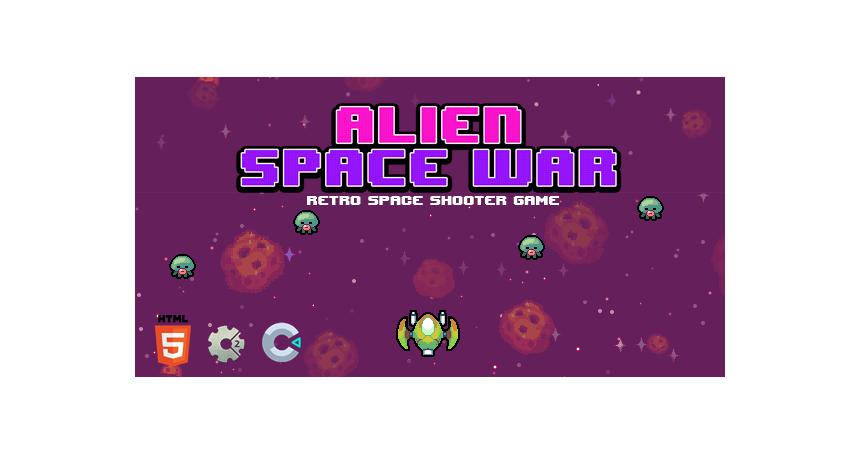 Alien Space War - Construct Game