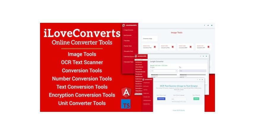 [All in One] iLoveConverts- Online Converter Tools Full Production Ready App(Angular15 & Typescript)