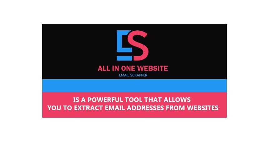 All in One Website Email Scraper