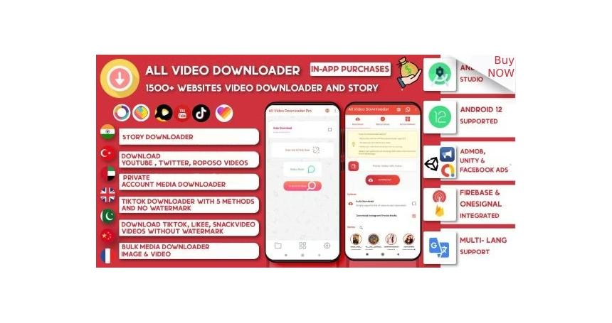 All Video Downloader & StorySaver | 1800+ Websites Twitter, Instagram, Likee, Tiktok,FB