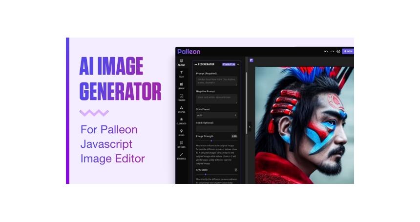 AntimenaJS - AI Image Generator Add-on For Palleon Javascript Image Editor