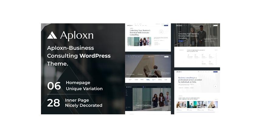 Aploxn - Business Consulting WordPress Theme