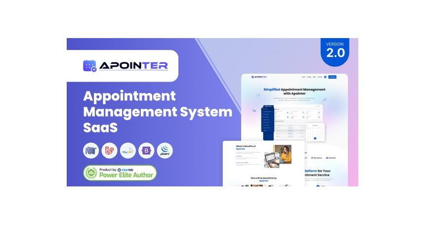 Apointer - Appointment Management System SaaS V2.0