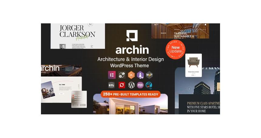 Archin - Architecture & Interior Design WordPress Elementor Theme