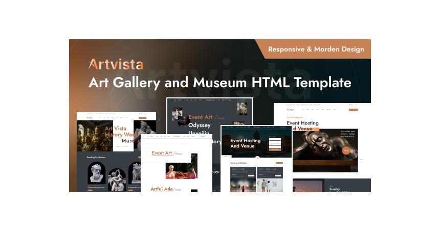 Artvista - Art Gallery And Museum HTML Template