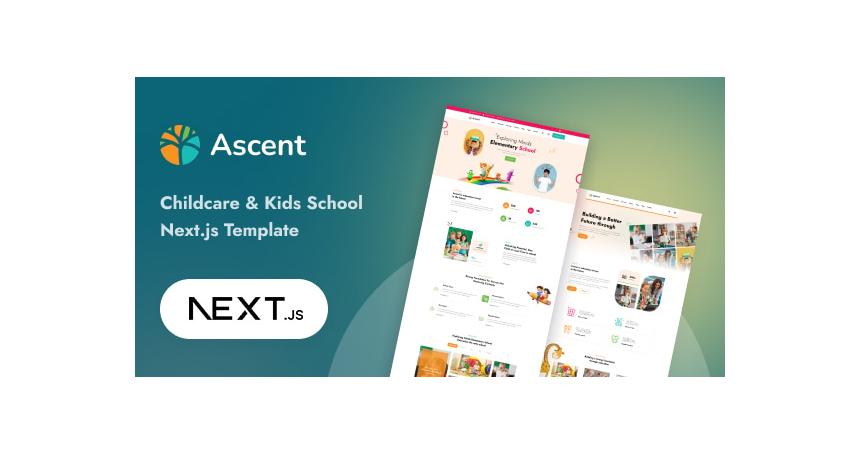 Ascent - Childcare & Kids Education Next Js Template