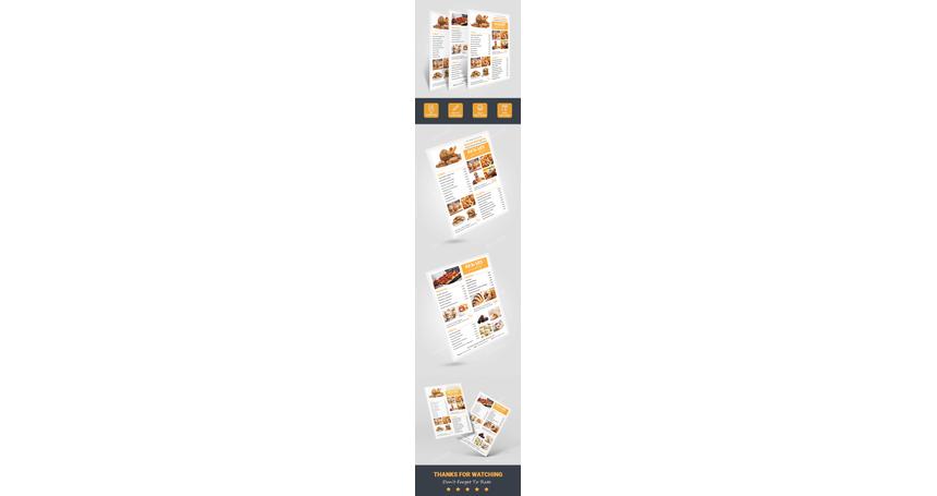 Bakery Price List Menu