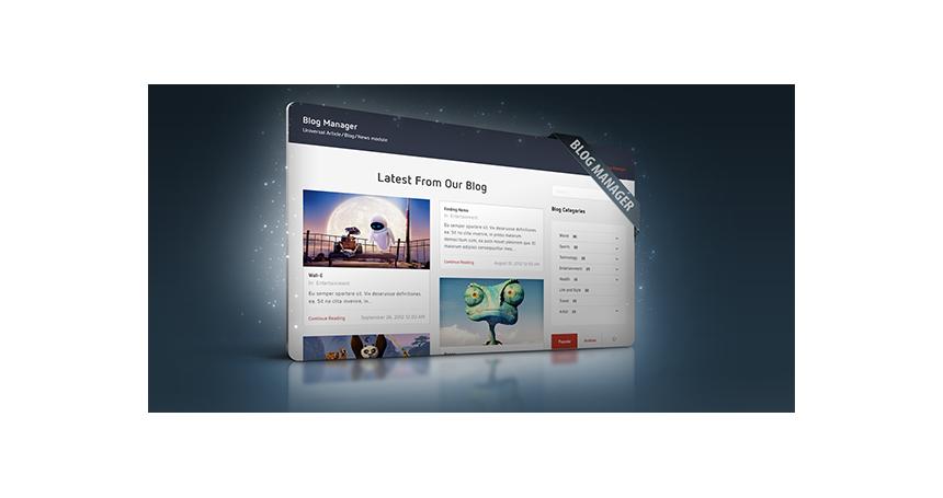 Blog Manager Module for CMS pro