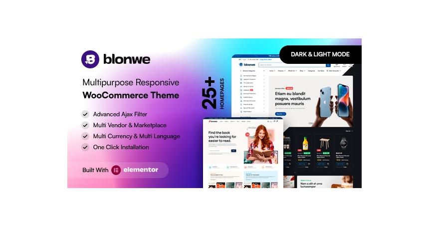 Blonwe - Multipurpose WooCommerce Theme