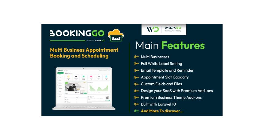 BookingGo SaaS - Multi Business Appointment Booking and Scheduling