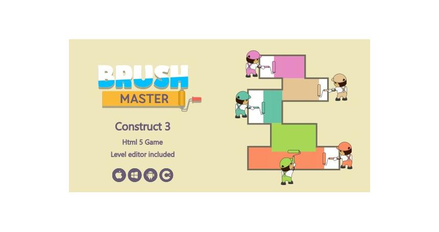 Brush Master - HTML5 Game (Construct 3)