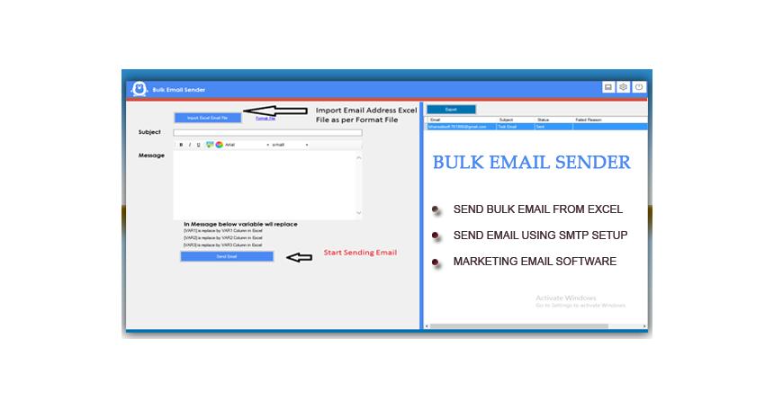 Bulk EMAIL Marketing Software  using Any SMTP