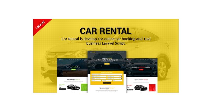 Car Rental - Cab Booking Laravel Script