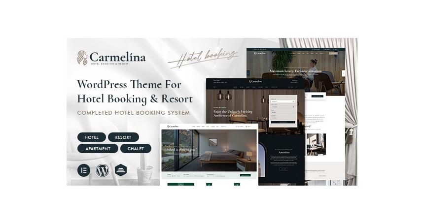 Carmelina - Resort & Hotel Booking WordPress Theme