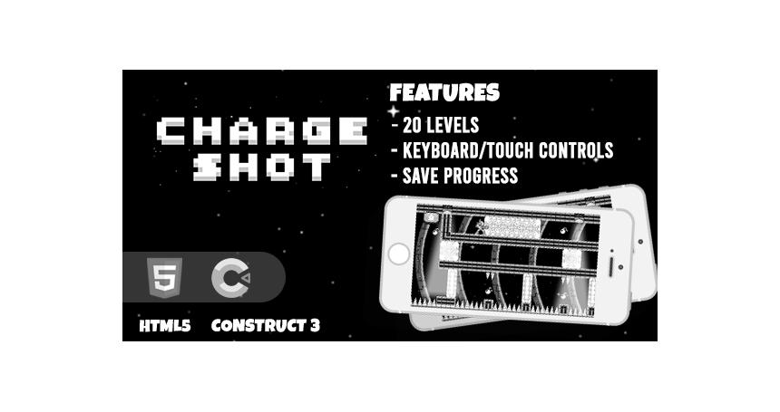 Charge Shot Platformer Construct 3 HTML5 Game