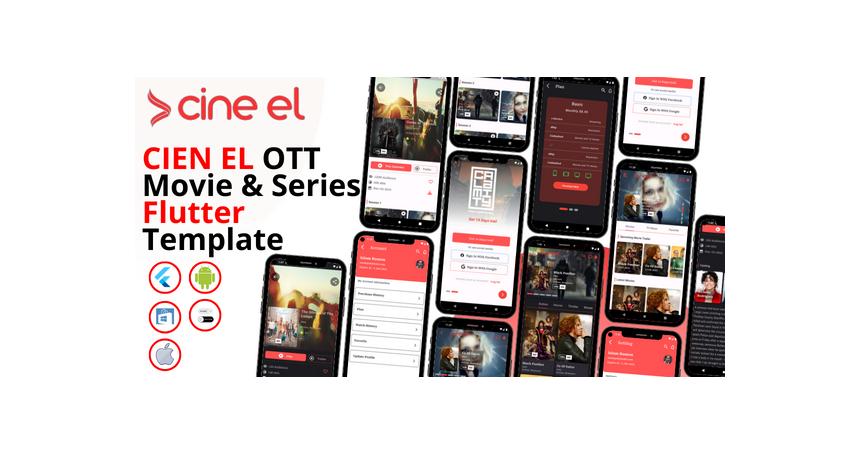 CIEN EL OTT Movie & Series Flutter Template