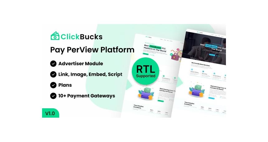 ClickBucks - Pay Per View Platform V1.0.0