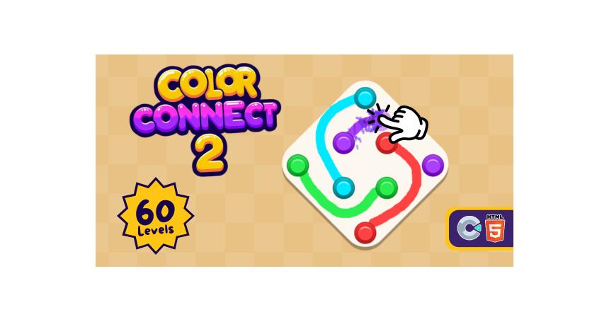 Color Connect 2 (60 LEVELS) - HTML5 Game