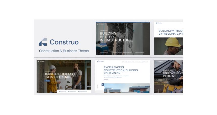 Construo - Construction and Business WordPress Theme