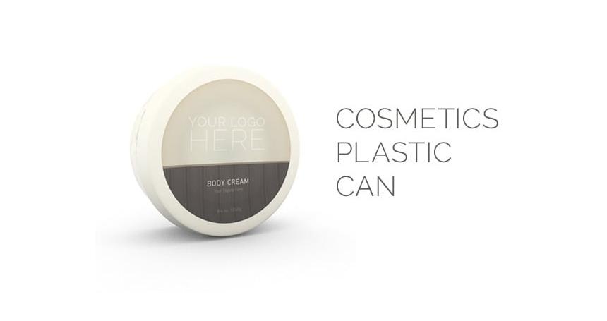 Cosmetics Plastic Can