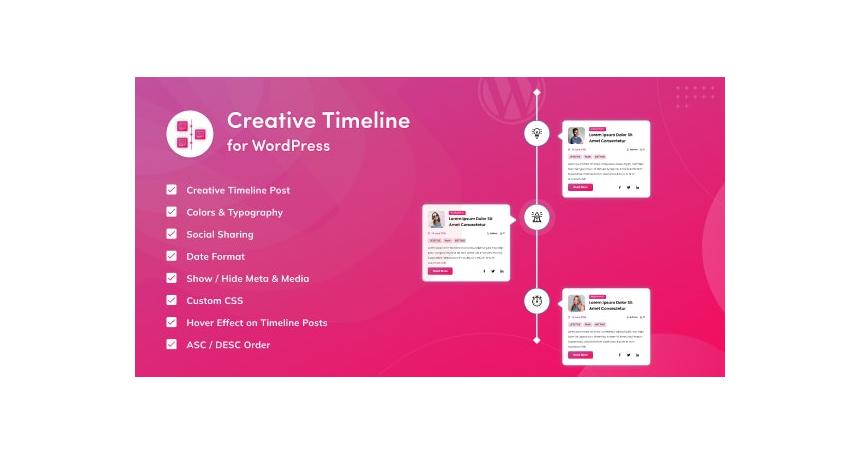 Creative Timeline for WordPress