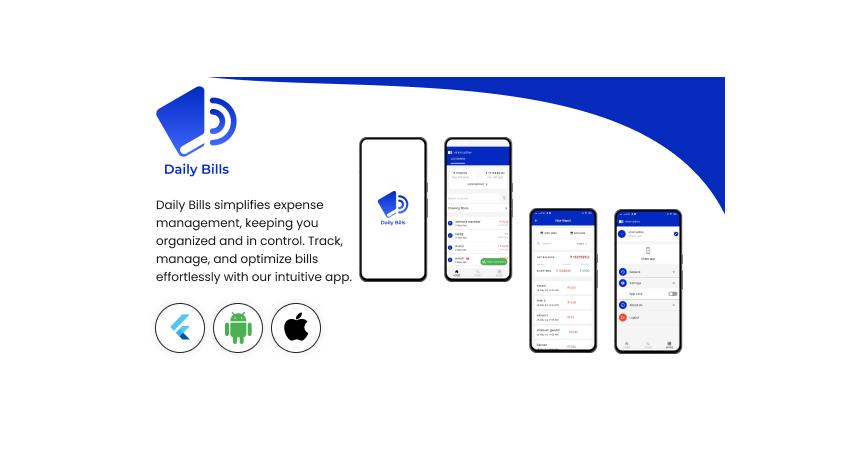 Daily Bills - Full Flutter Application Like Khatabook