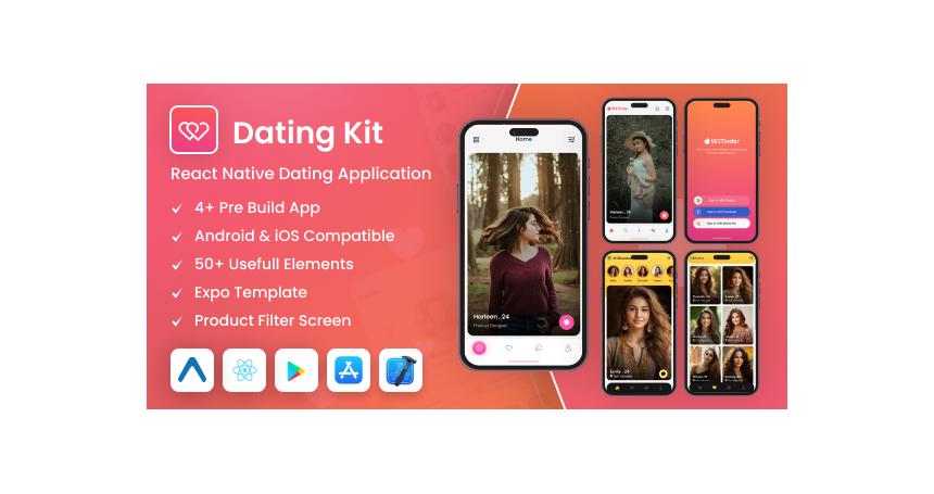 Dating Kit - React Native Expo Dating Mobile App Template