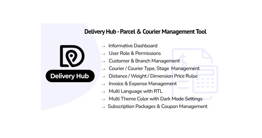 Delivery Hub SaaS - Parcel & Courier Management Tool