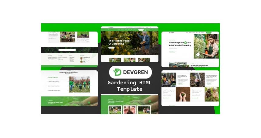 Devgren - Gardening and Landscaping HTML5 Template