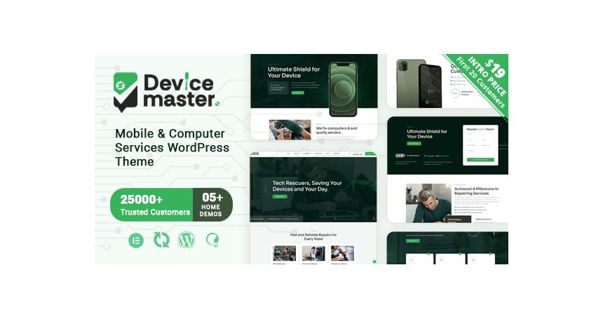 Devicemaster - Mobile & Computer Repair Services WordPress Theme