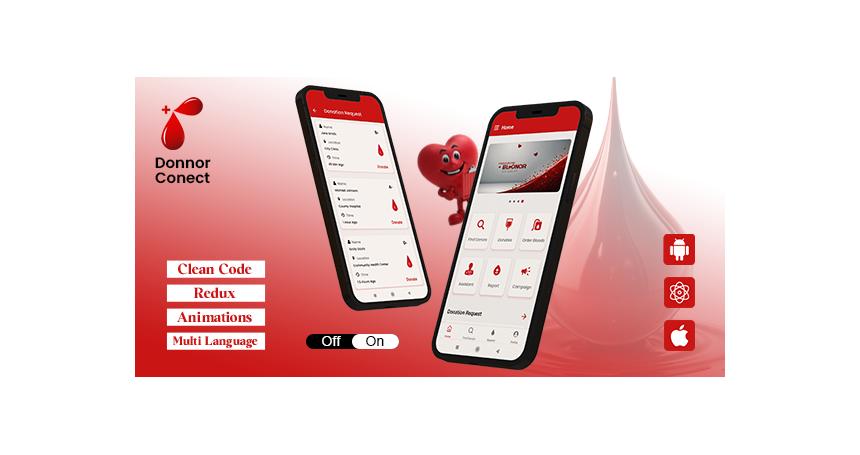 DonorConnect -Blood Donation | Find Blood Donor | Patient & Donor Connector iOS/Android App Template