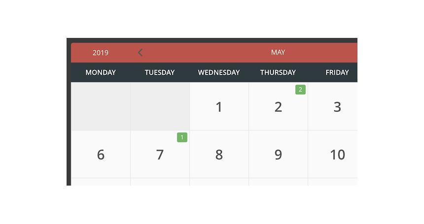 eCalendar - Responsive Events Calendar