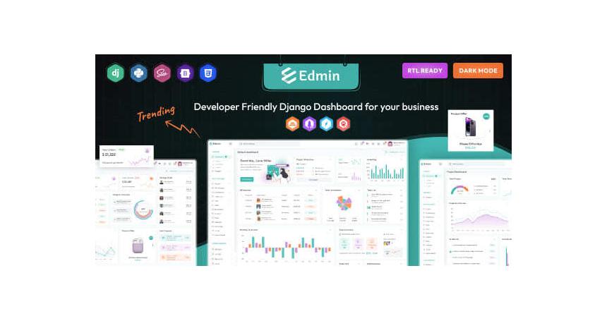 Edmin – Django Admin & Dashboard Template