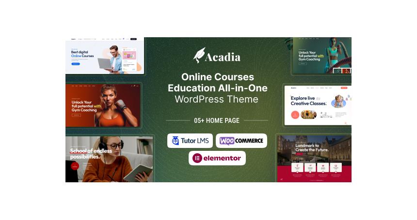 Education WordPress Theme For University & Online Course - Acadia