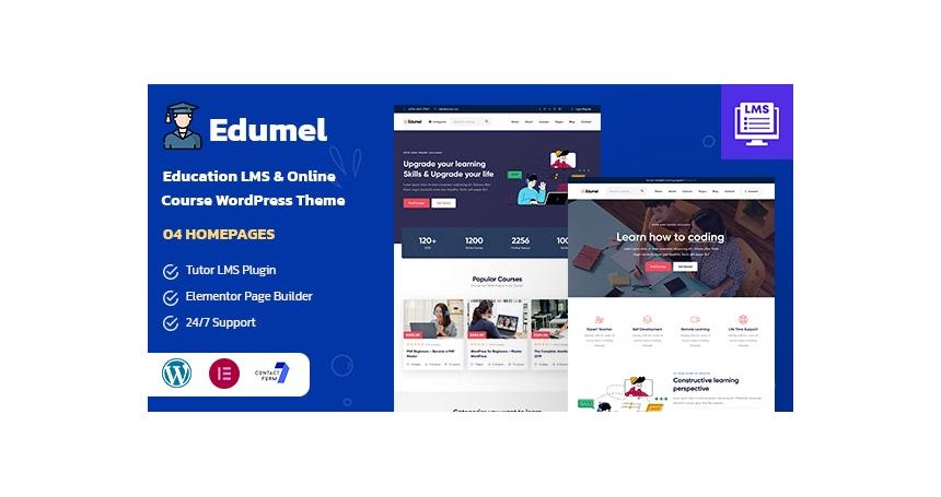 Edumel- Education LMS WordPress Theme