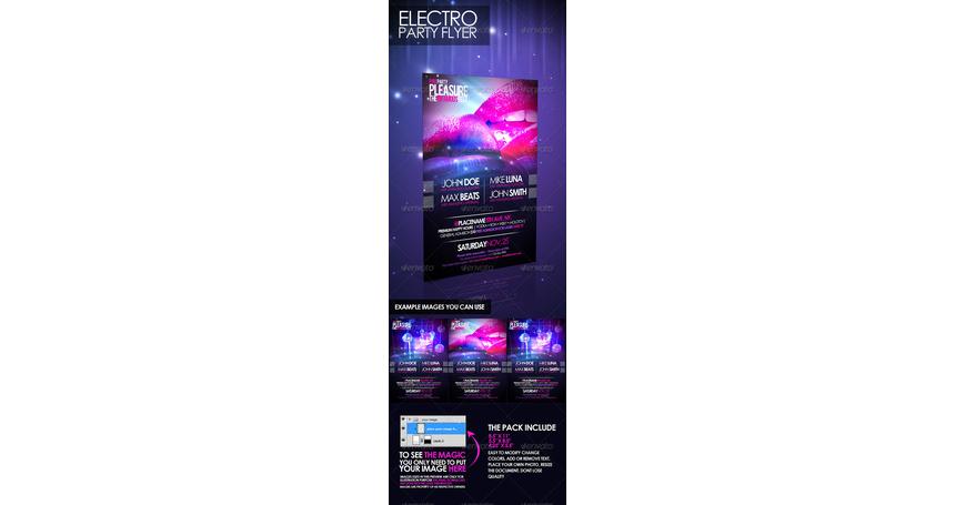 Electro Party Flyer