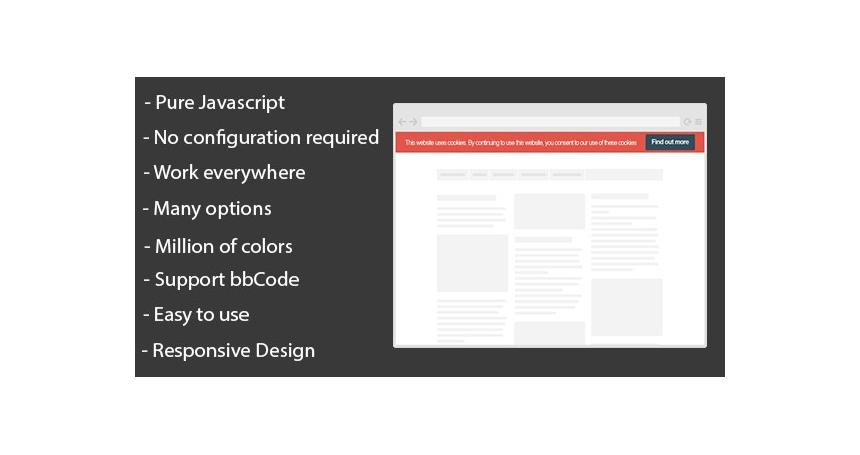 Embed Cookie - Cookie Law Generator