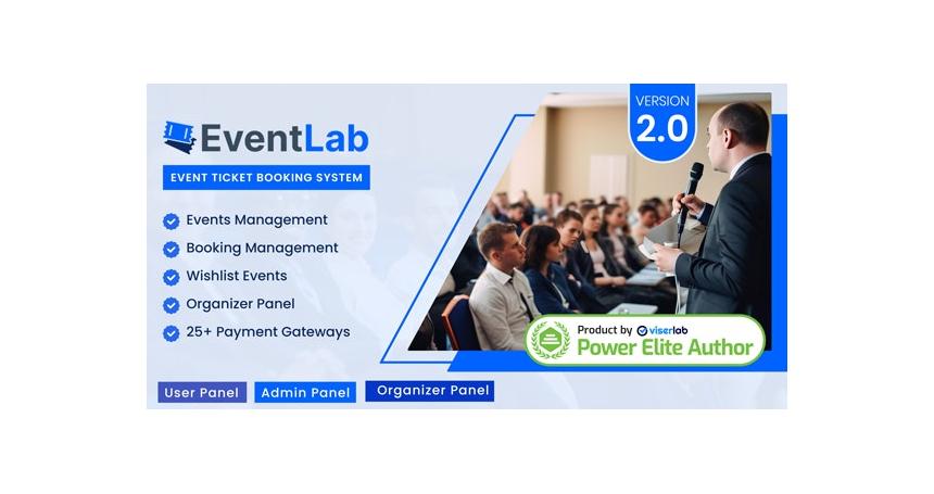 EventLab - Event Ticket Booking System V2.0