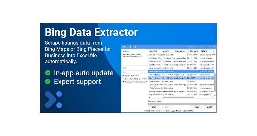 Extrax - Bing Data Extractor