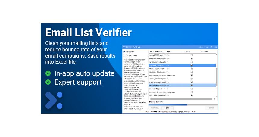 Extrax - Email List Verifier