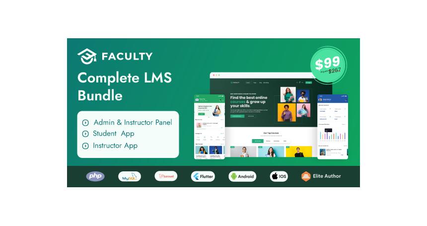 Faculty LMS - Complete eLearning Management System Bundle