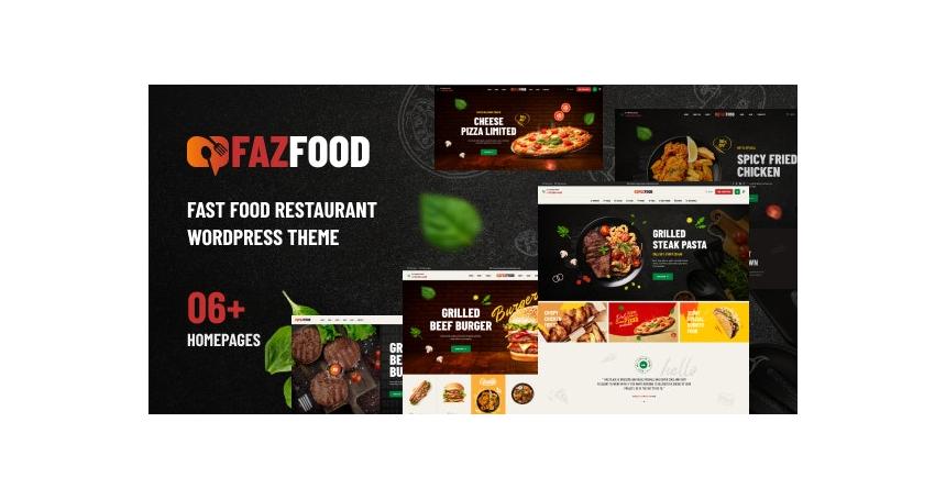 Fazfood - Fast Food Restaurant WordPress Theme V1.0.2