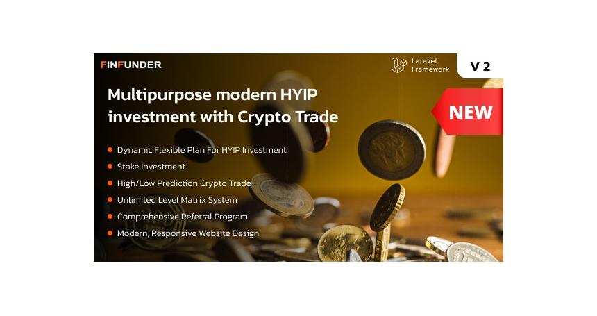 FinFunder - HYIP Investments and Crypto Trading on the Matrix Platform V2.0