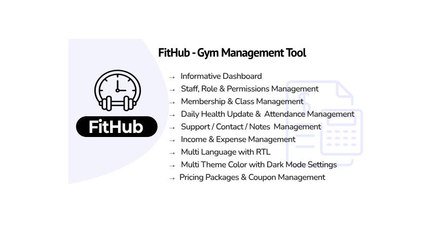 FitHub SaaS - Gym Management Tool